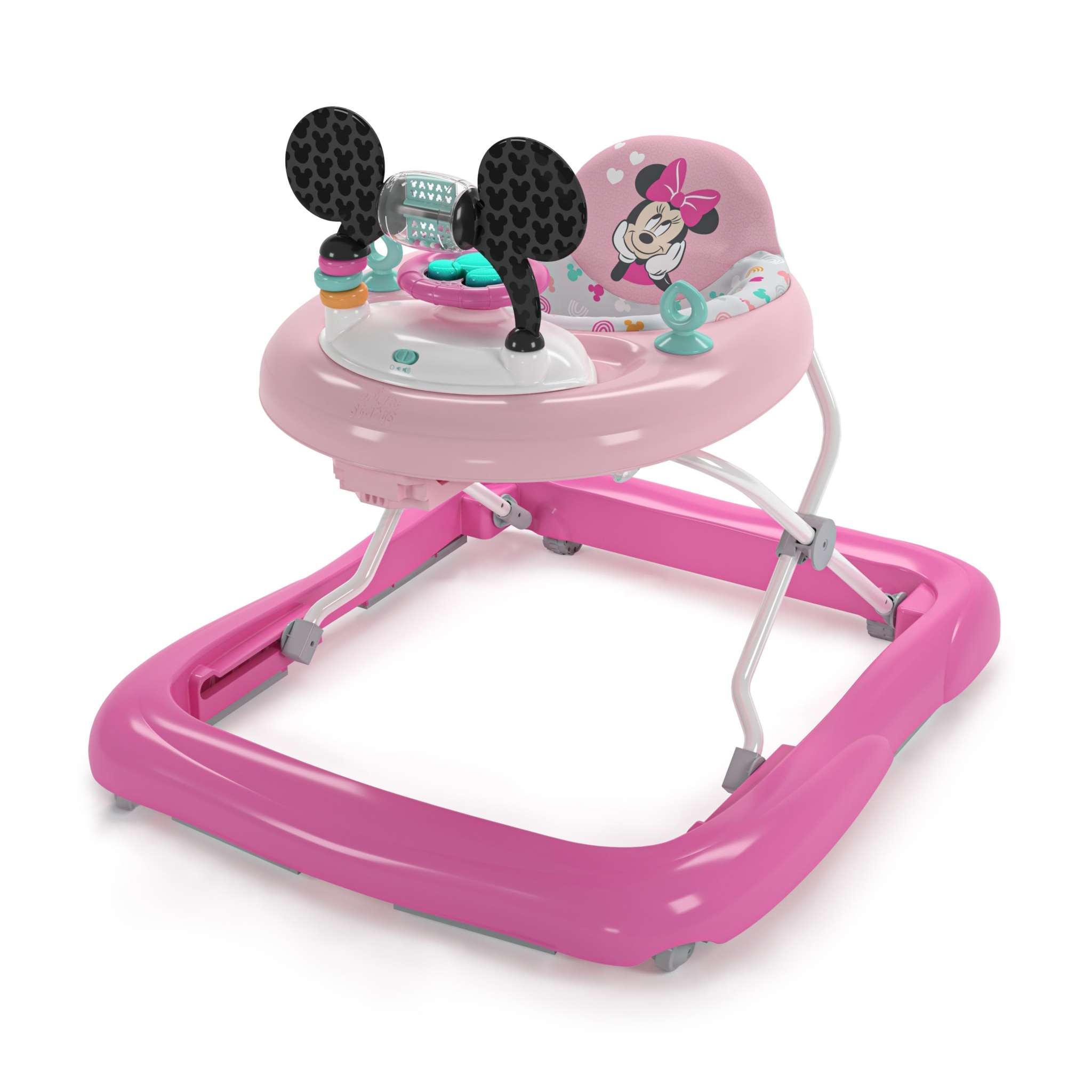 Disney Baby Minnie Mouse Tiny Trek Walker, Forever Besties 2-in-1 Walker