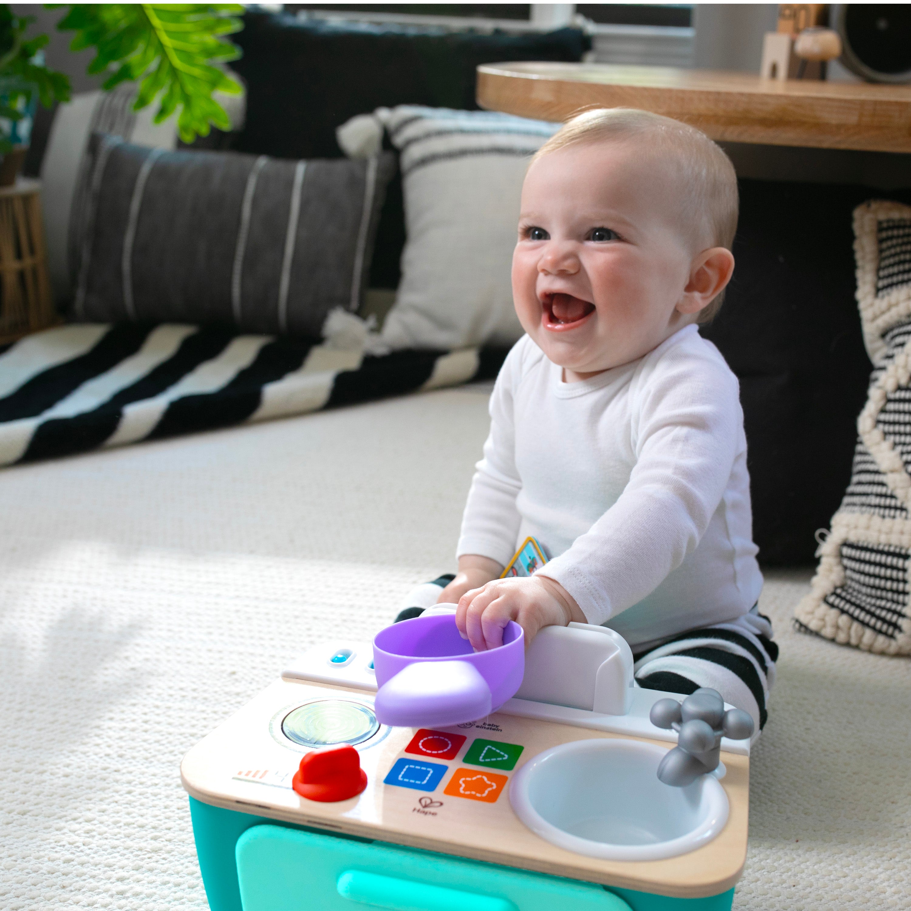 baby playing