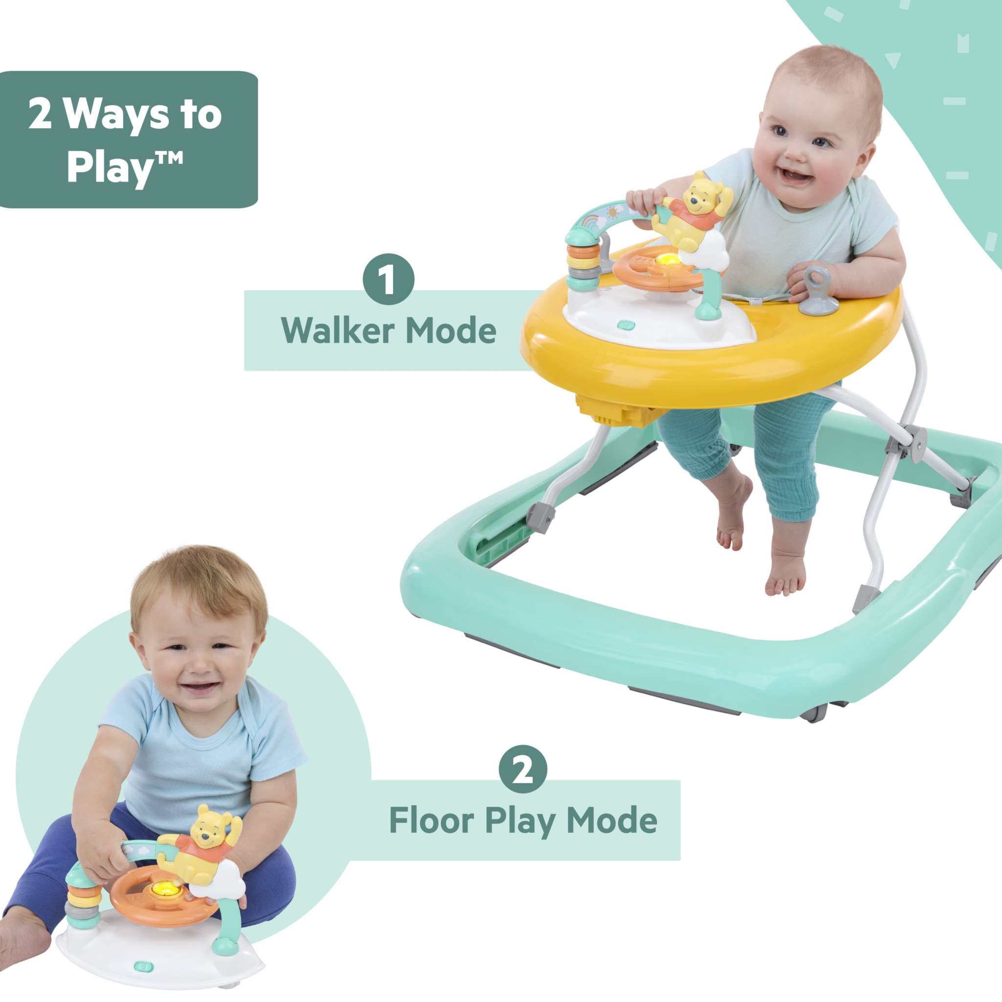 Bright Starts Disney Baby Pooh Once Upon a Walk Walke