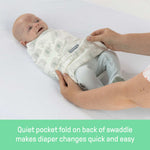 SwaddleMe by Ingenuity Monogram Collection Rainbow