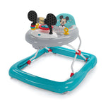 Disney Baby Mickey Mouse 2-in-1 Baby Walker with Activity Station and Adjustable Heights.