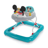 Disney Baby Mickey Mouse 2-in-1 Baby Walker with Activity Station and Adjustable Heights.