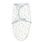 SwaddleMe by Ingenuity baby swaddle pod with little bees pattern, size 0-3 months, soft cotton blend sleep sack
