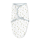 SwaddleMe by Ingenuity baby swaddle pod with little bees pattern, size 0-3 months, soft cotton blend sleep sack