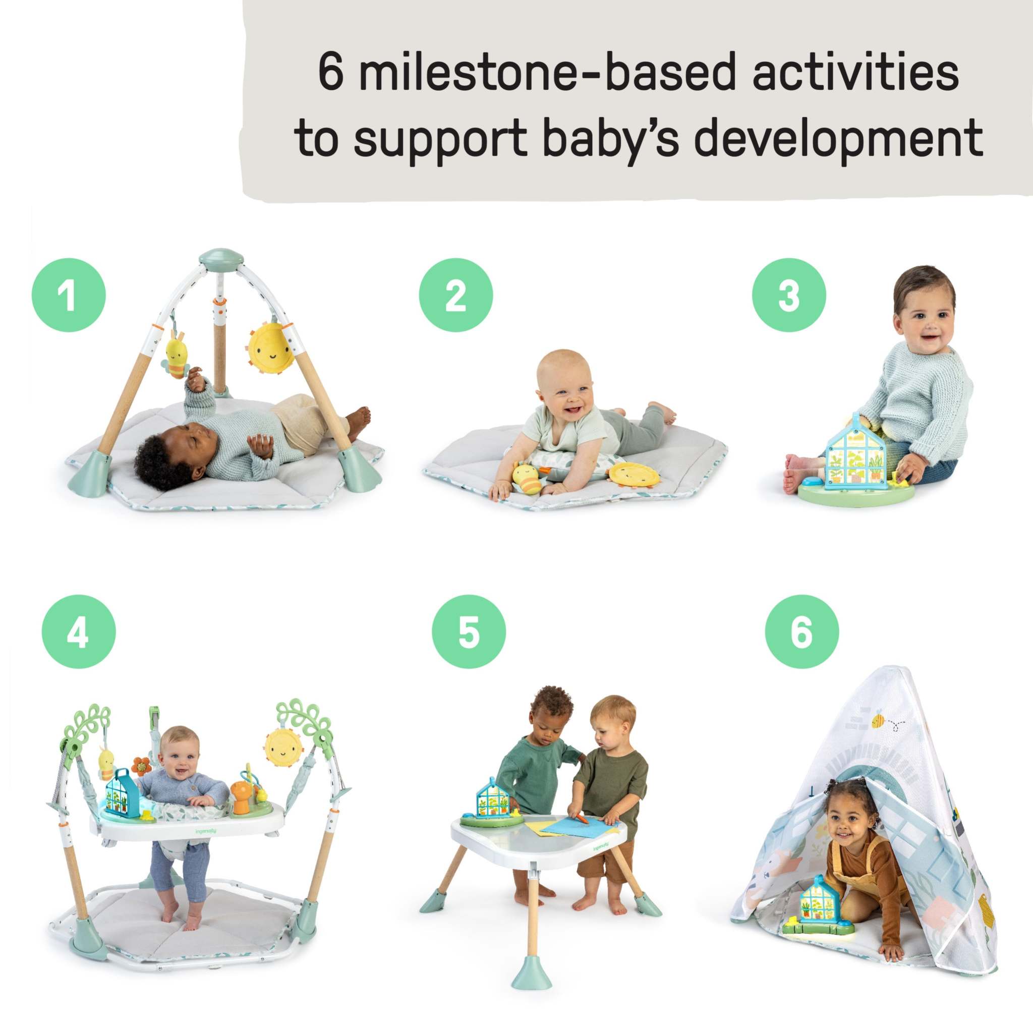 Tummy-to-Toes 6-in-1 Milestones Center