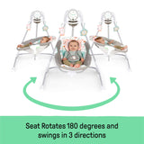 Ingenuity InLighten Soothing Swing Comfort for Babies