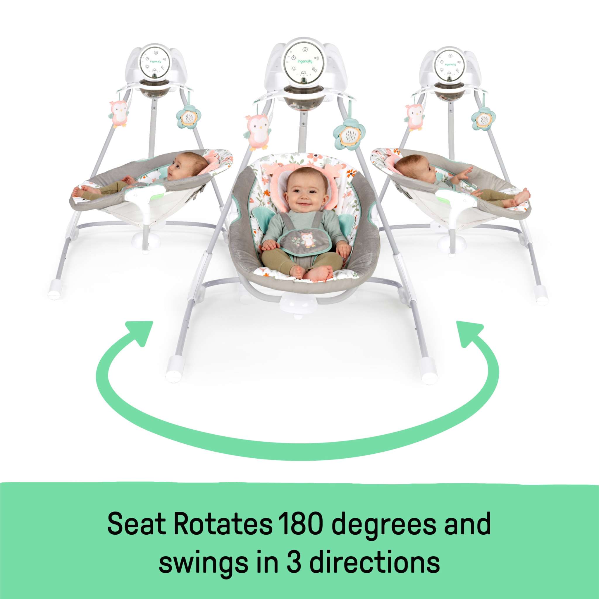 Ingenuity InLighten Soothing Swing Comfort for Babies
