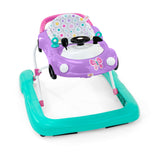 Little Speedster 3-in-1 Car Walker in Purple Power with steering wheel and adjustable height.