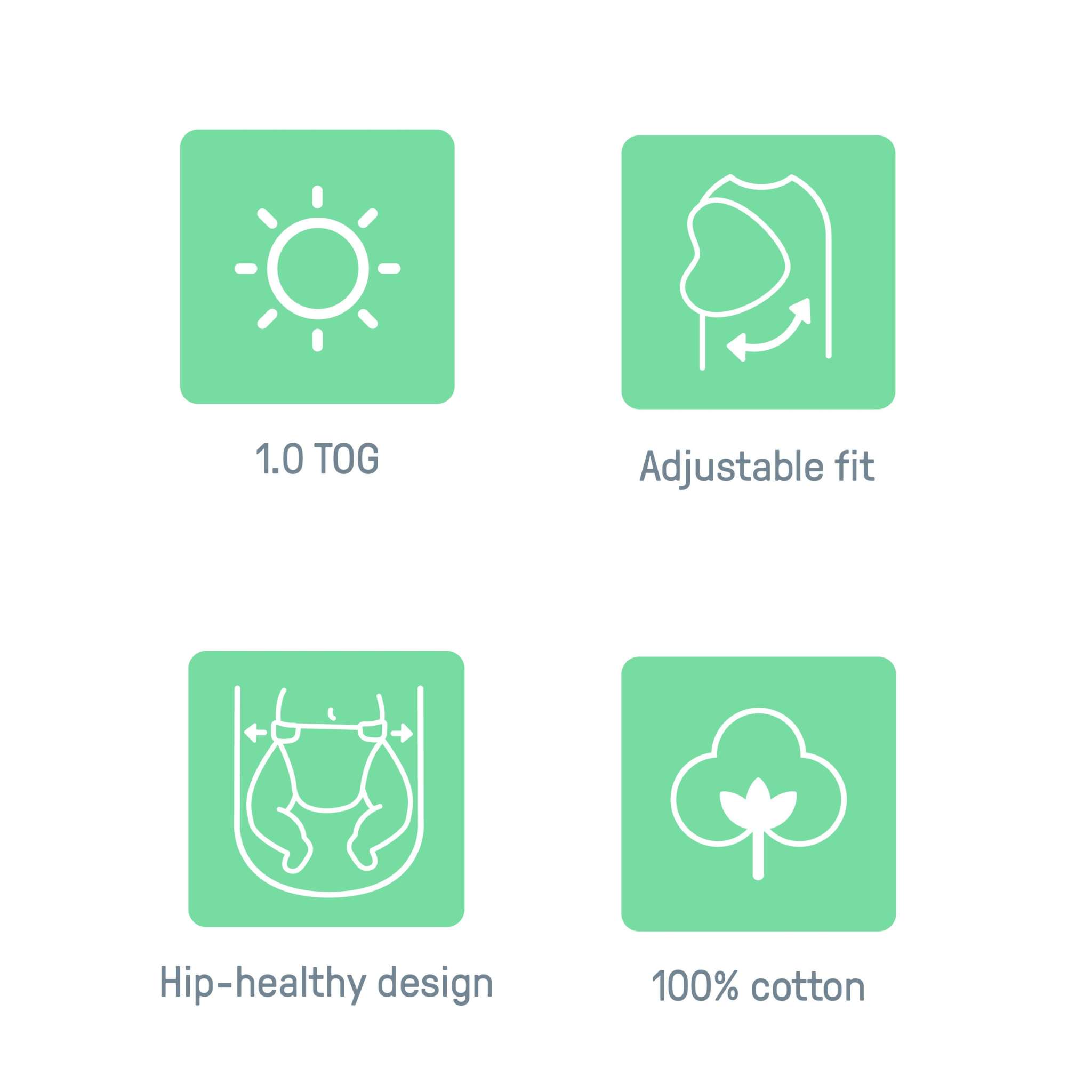 SwaddleMe by Ingenuity Monogram Collection Rainbow