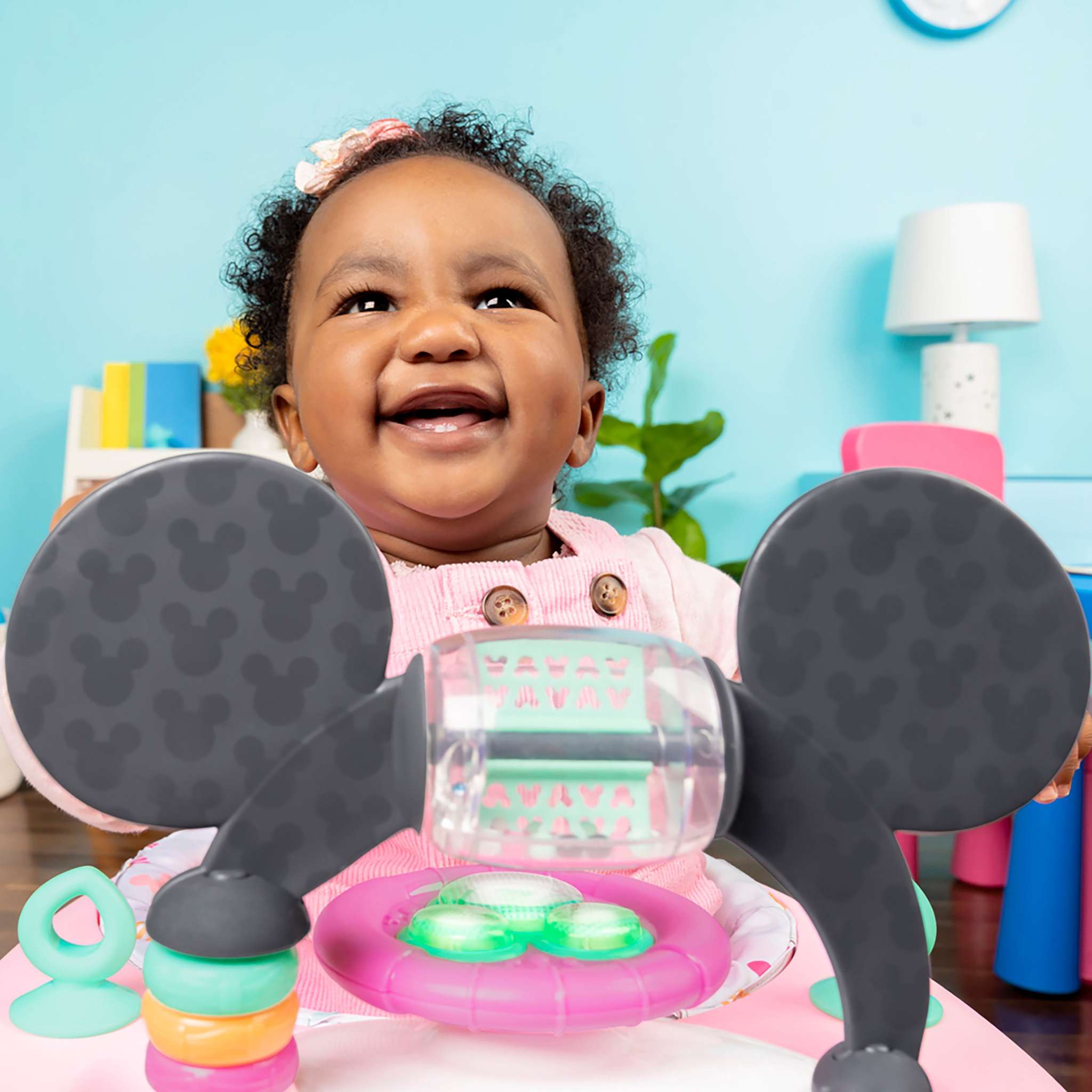 Disney Baby Minnie Mouse Tiny Trek Walker, Forever Besties 2-in-1 Walker