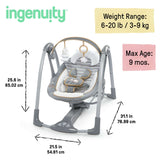 Ingenuity Boutique Collection Deluxe Baby Swing
