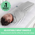 SwaddleMe by Ingenuity 0 to 3 Months 3pk Rising Sun