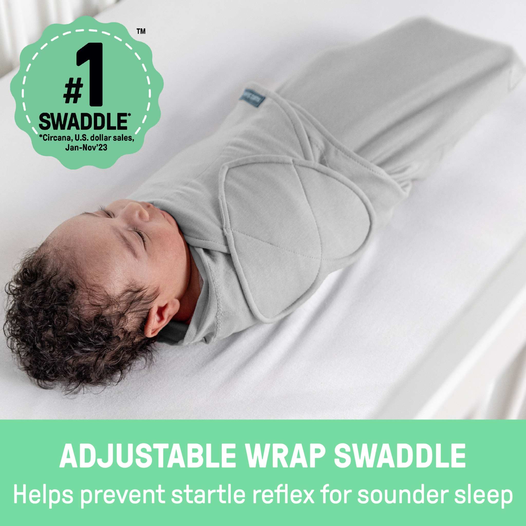SwaddleMe by Ingenuity Monogram Collection