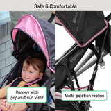 Summer by Ingenuity 3Dmini Convenience Stroller in Pink