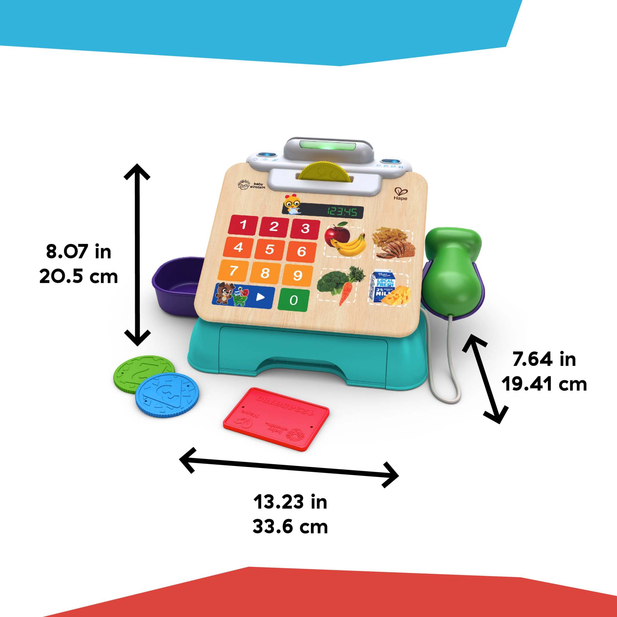 magic touch cash register pretend to check out toy