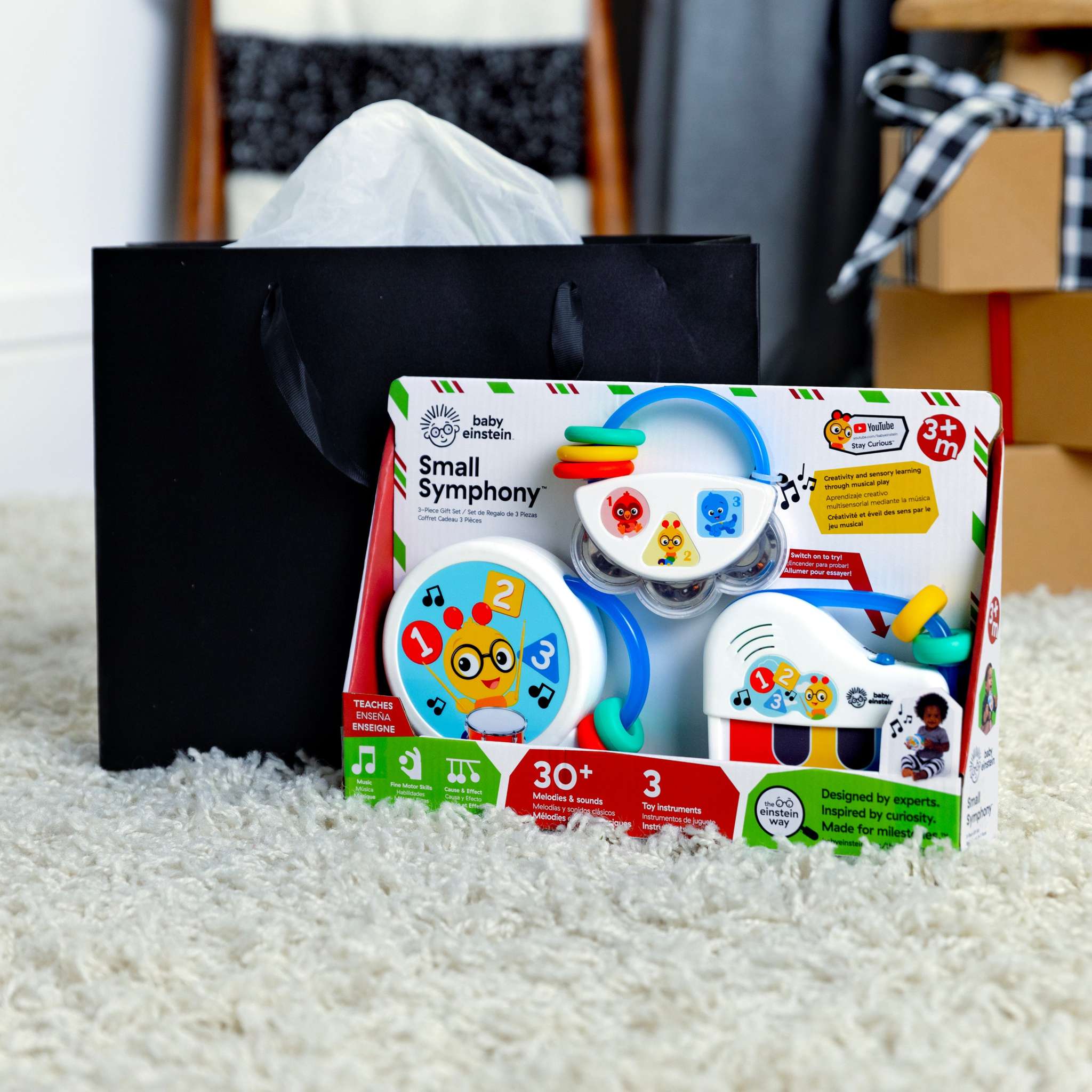 small symphony 3-piece musical toy set