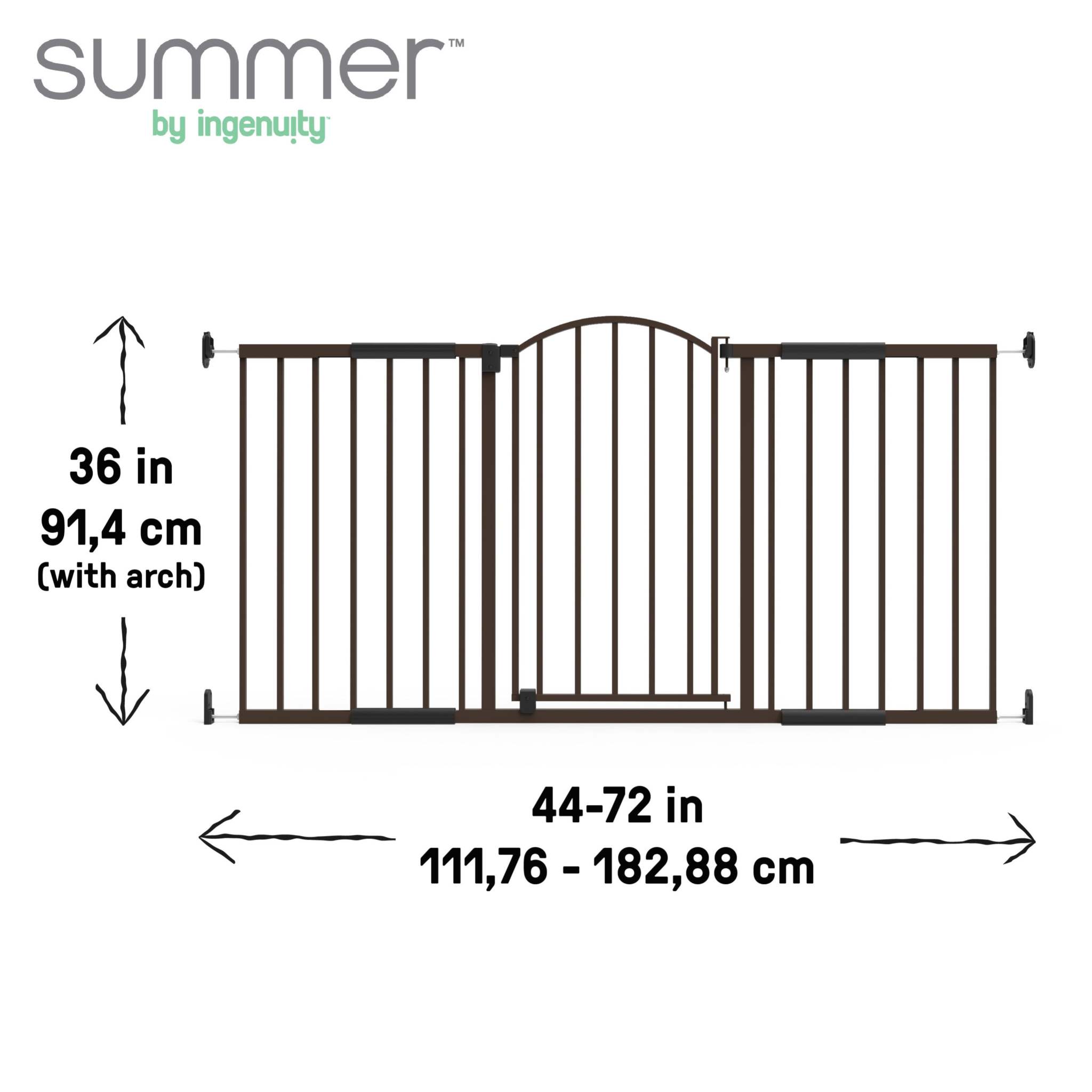 The Thruway 72XW Series Safety Gate
