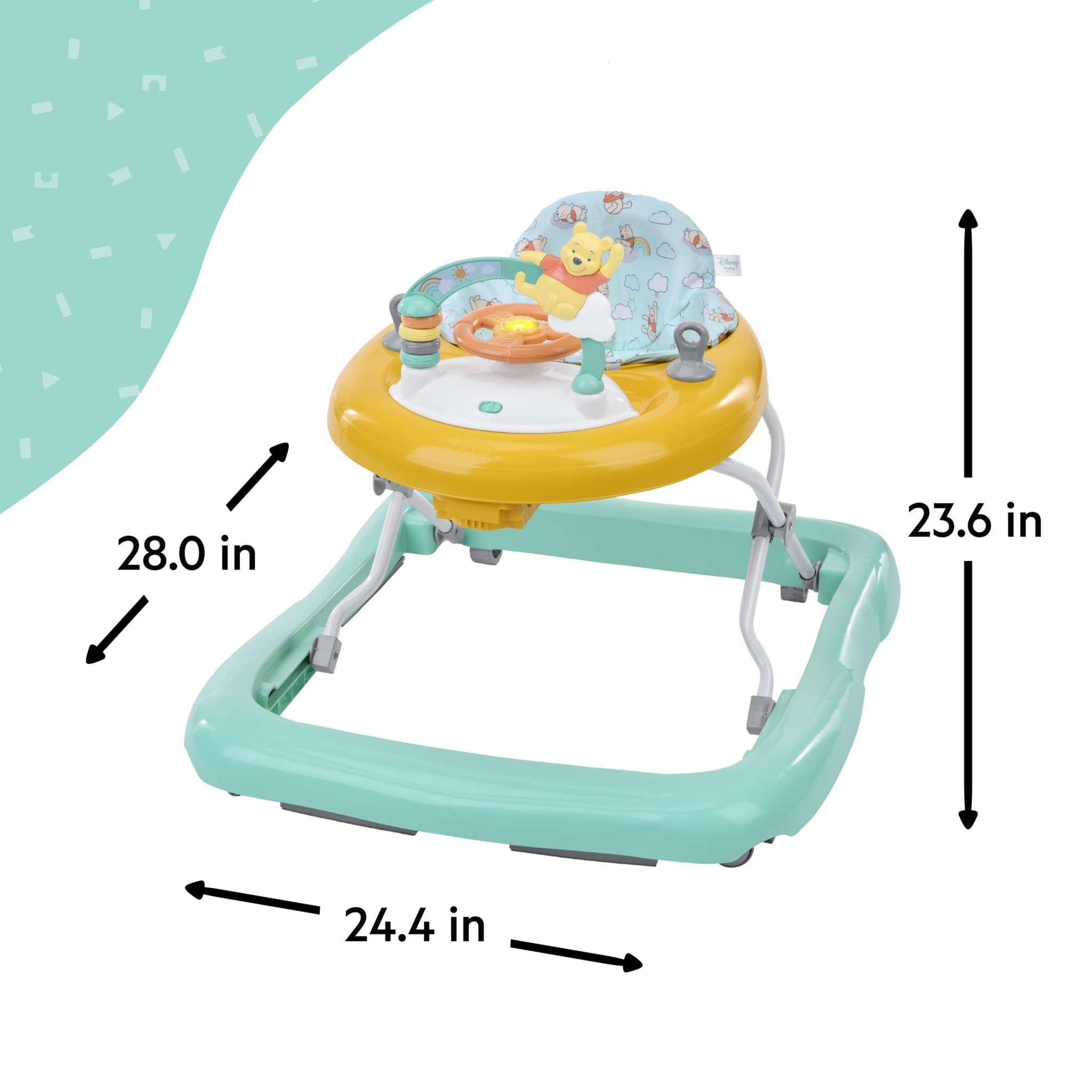 Bright Starts Disney Baby Pooh Once Upon a Walk Walke