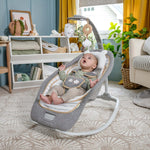 baby in rocking seat - bella teddy