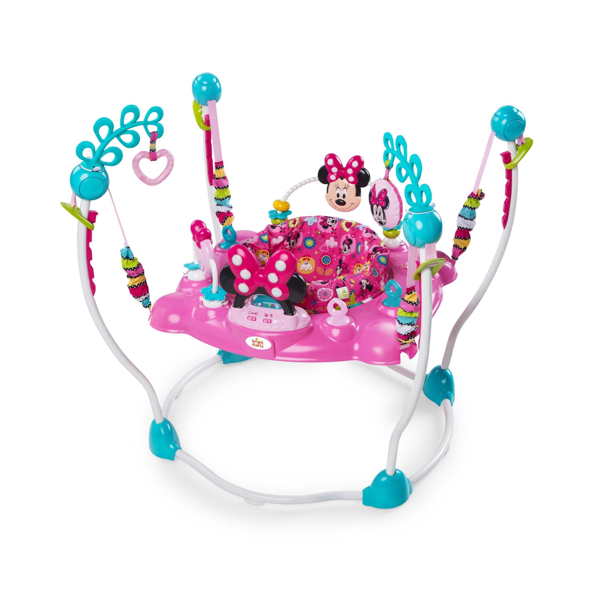 Disney Baby MINNIE MOUSE PeekABoo Baby Activity Jumper with toys and rotating seat.