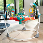 Baby Einstein Airplane Adventure™ 2-in-1 Activity Jumper with interactive toys, musical features, and adjustable seat.