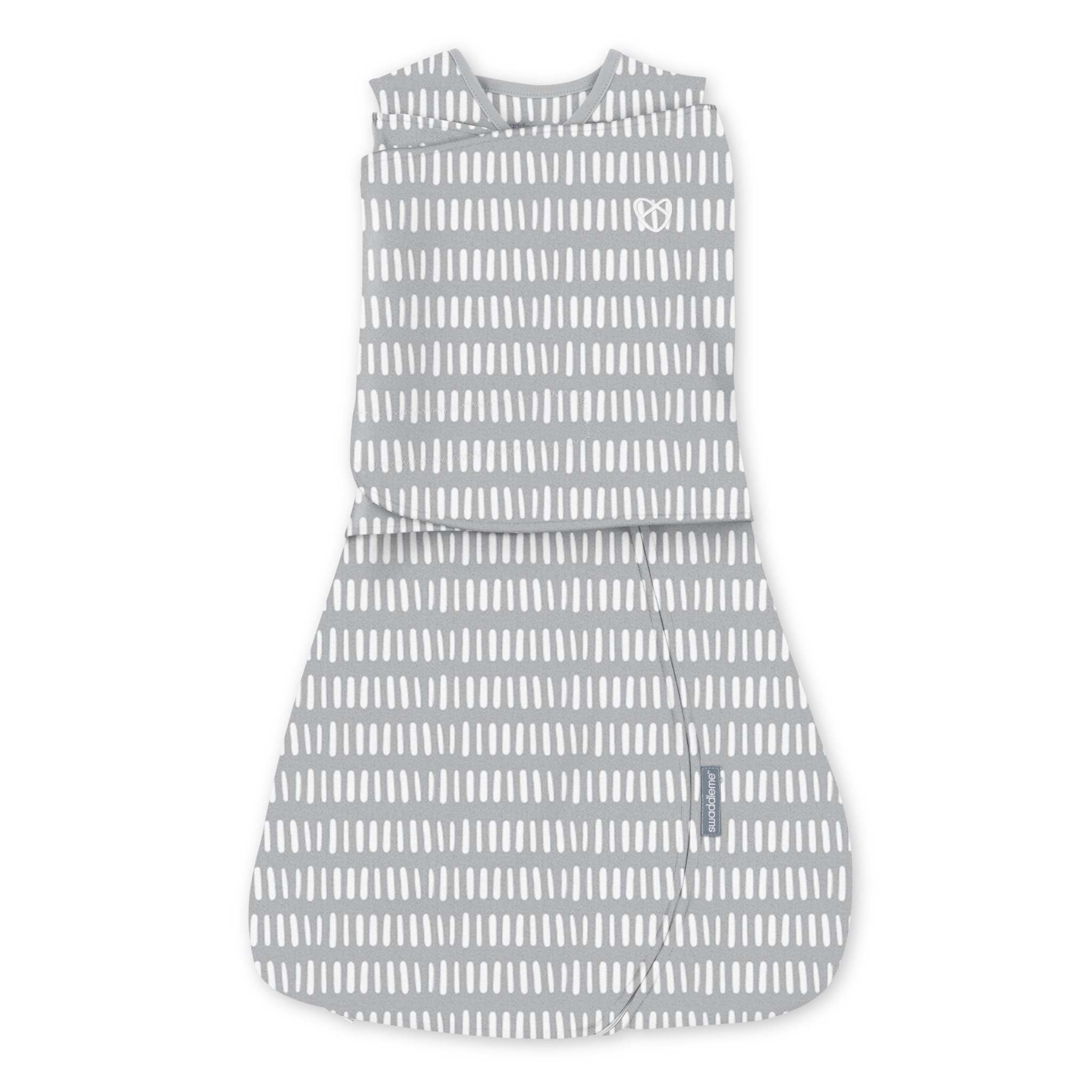 swaddleme by ingenuity arms free convertible swaddle - dashed lines