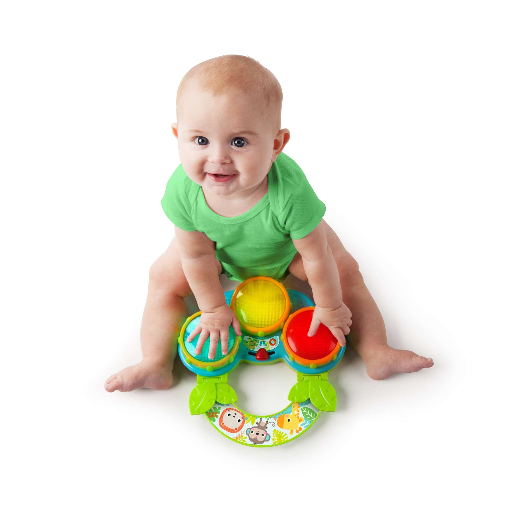 child playing with a Safari Beats™ Musical Toy