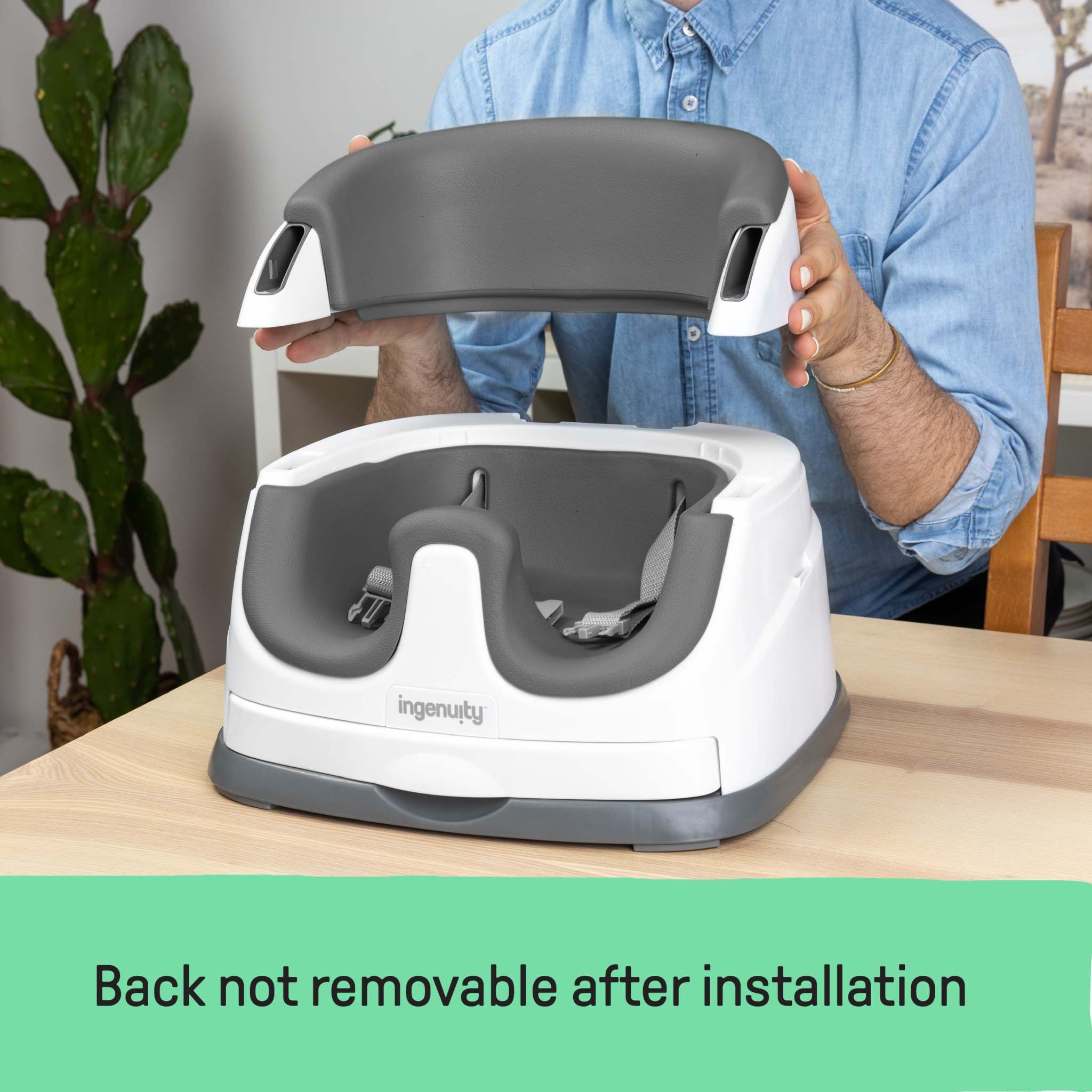 Ingenuity Baby Base 2-in-1 Seat for Dining & Playtime