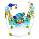 Disney Baby Finding Nemo themed baby activity jumper with 360-degree rotating seat and interactive ocean character toys