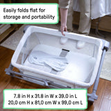 baby in a dreamsecure 2-in-1 co-sleeping bassinet