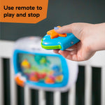 Baby Einstein Sea Dreams Soother with remote control for easy activation.
