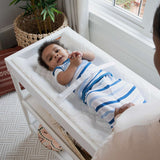 baby using a summer by ingenuity contoured changing pad