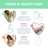 swaddleme by ingenuity original swaddle - dino mite