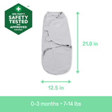 swaddleme by ingenuity easy change swaddle - peekaboo panda