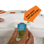 Easily attachable and adjustable straps for Sea Dreams Soother Sleep Soother for Baby.