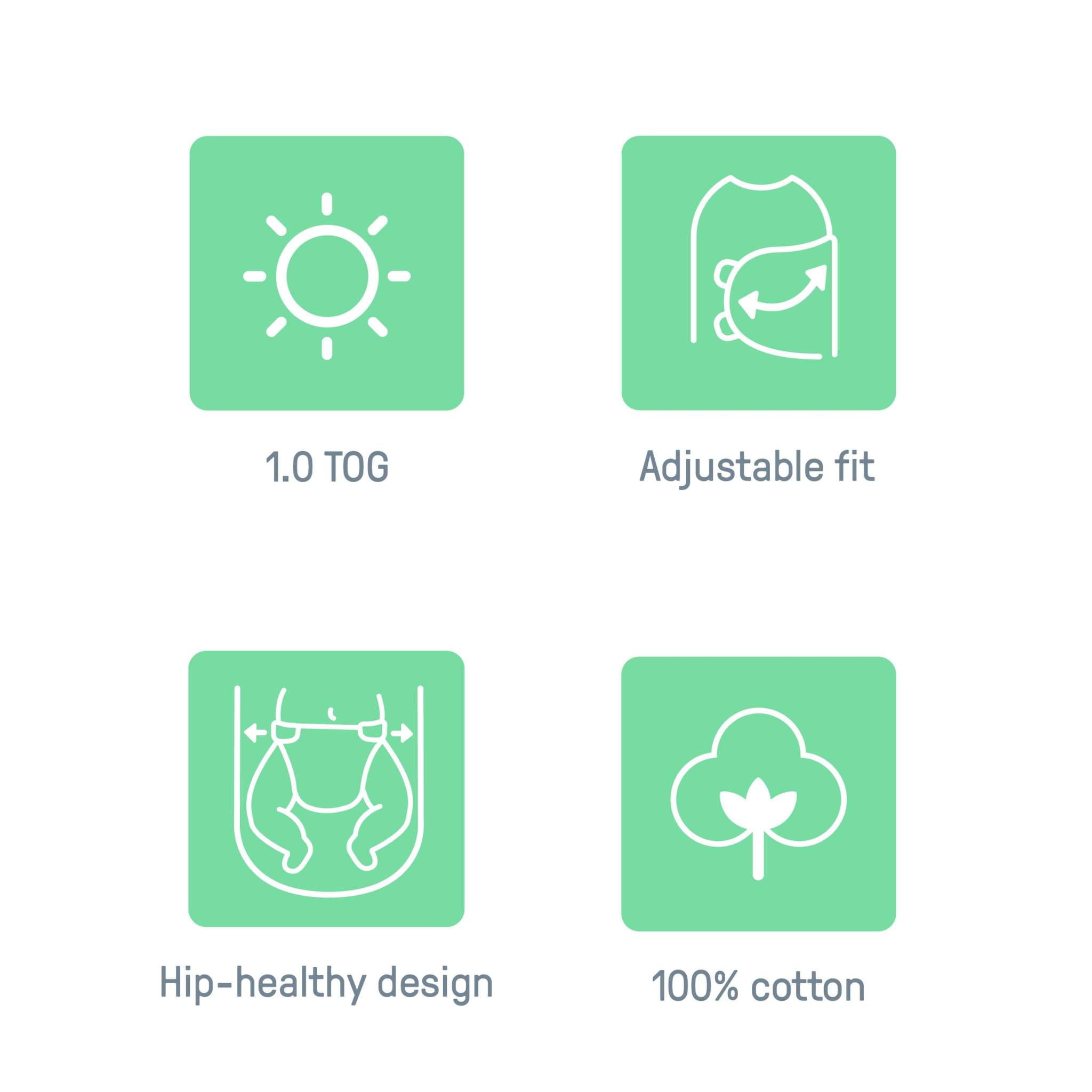 swaddleme by ingenuity arms free convertible swaddle - dashed lines