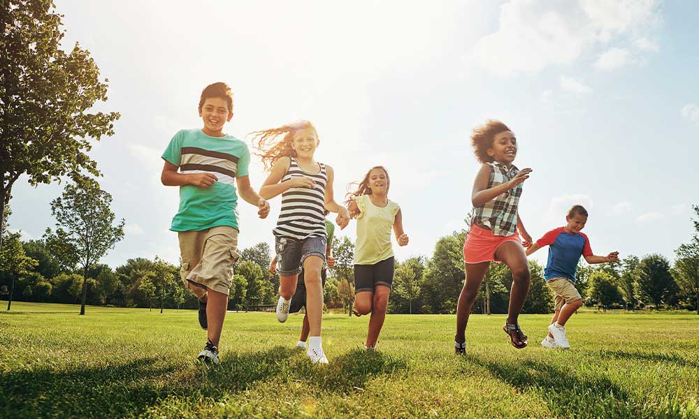 children playing