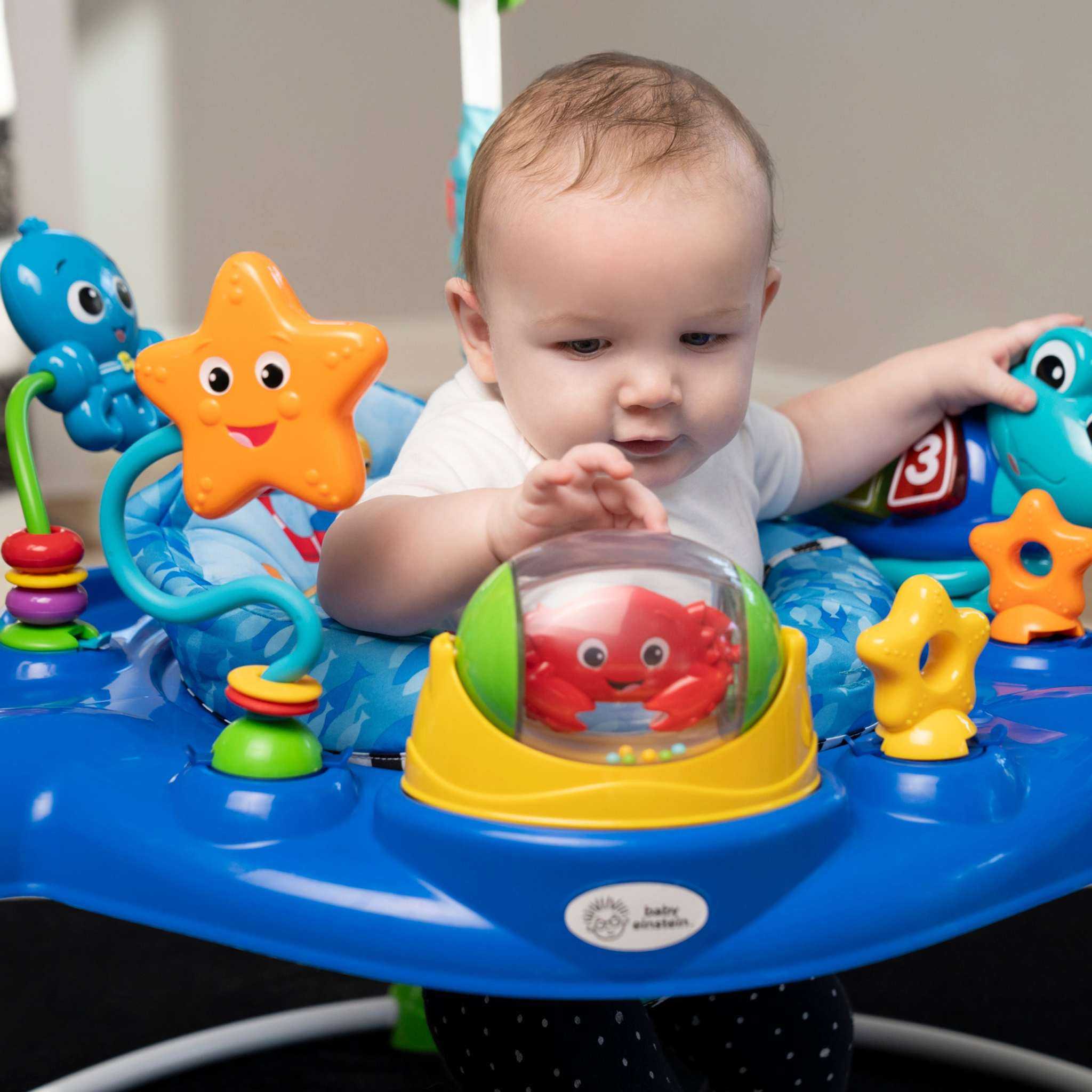 Baby Einstein Activity Centers and Walkers with interactive toys for baby development and sensory play