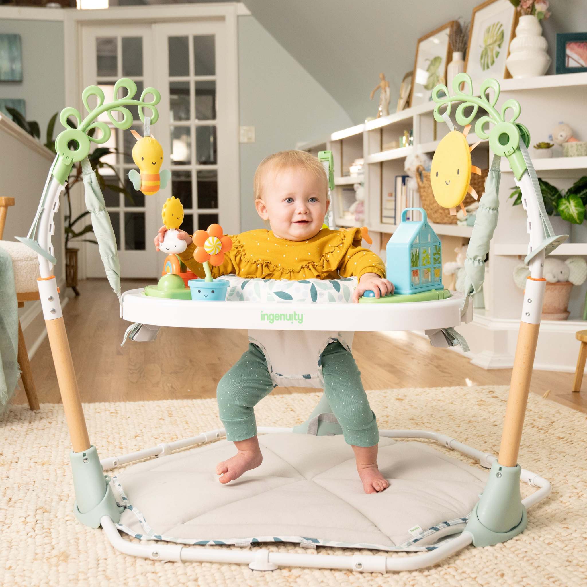 Comfortable and safe baby swings with plush fabric and soothing features for infants