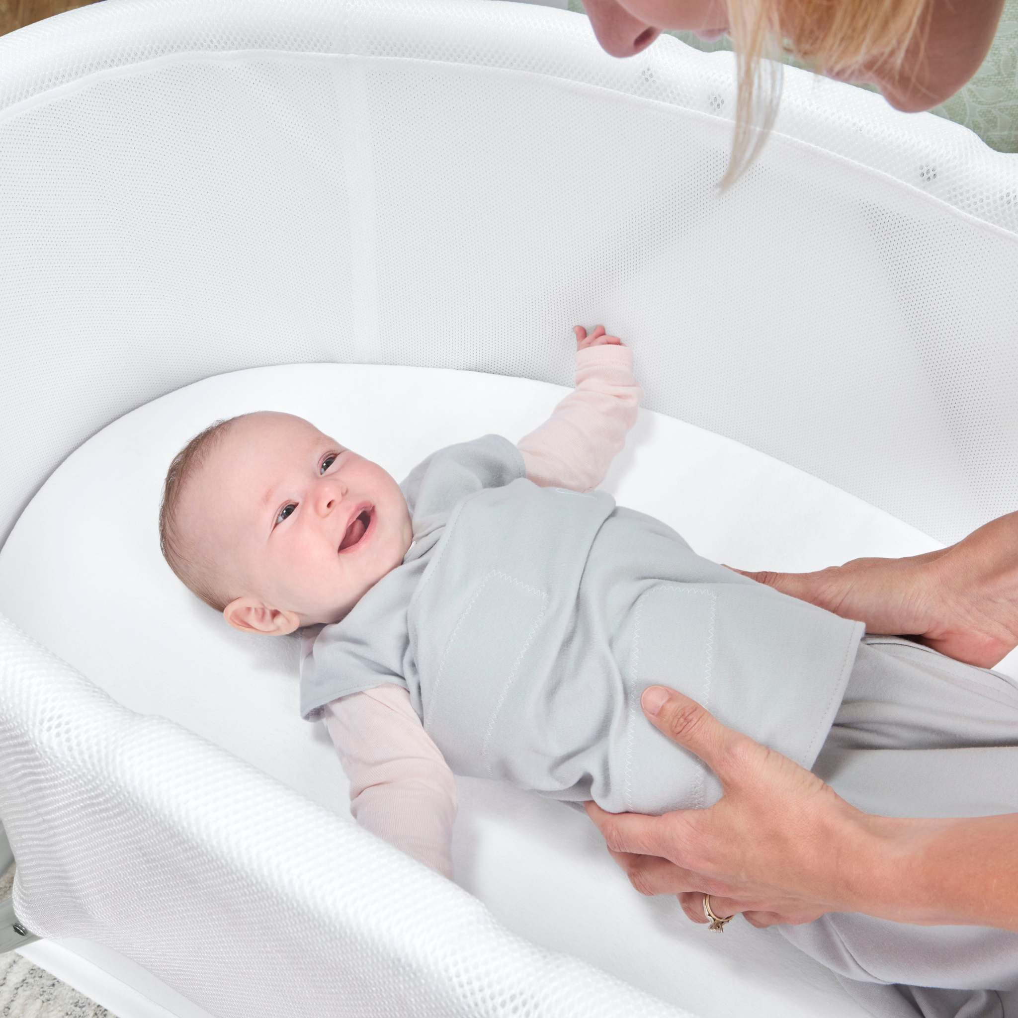Handmade natural Moses baskets with padded mattresses for newborns providing comfort and safety