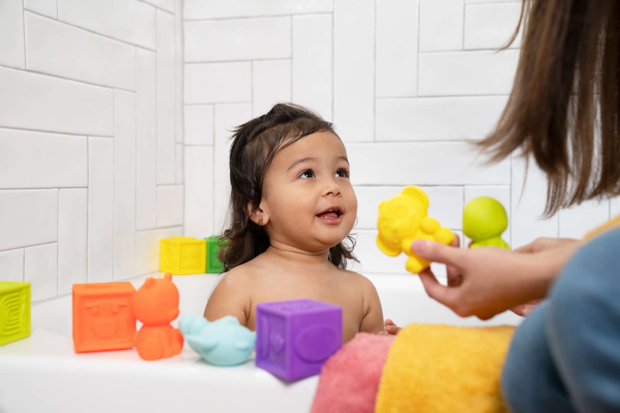 Baby and toddler toy gift sets by Bright Starts, Baby Einstein, and Ingenuity from Kids2Shop for early development milestones