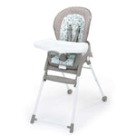Trio Foldaway 6-in-1 High Chair with adjustable footrest and removable tray for easy cleaning