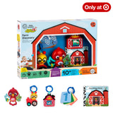 Baby Einstein Farm Discovery 5 Piece Gift Set, Multisensory Baby Toys, for Ages 3 Months and Up