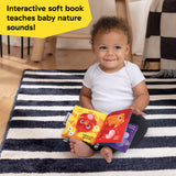 Baby Einstein Nature Sounds Soft Activity Busy Book, Ages 0+ Months