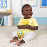 Bright Starts Soother Pals Easy-Grasp Teether Toys, Unisex, Newborn+, Elephant and Lion