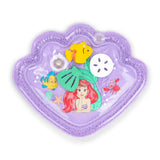 Bright Starts Disney The Little Mermaid Sea Treasures Tummy Time Water Mat, Purple
