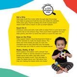 Baby Einstein Discovery Duo 2-Piece Rattle & Teether Gift Set, Ages 3+ Months