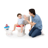 Bright Starts Marvel Spidey and his Amazing Friends My Size Potty 2-in-1 System, Unisex Toddler Potty Chair with Flushing & Cheering Sounds
