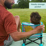 Bright Starts Disney Baby Pop 'N Sit Portable Booster, Mickey Mouse