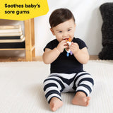 Baby Einstein Soothe & Explore Silicone & Wood Teether Baby Toy, Ages 3+ Months